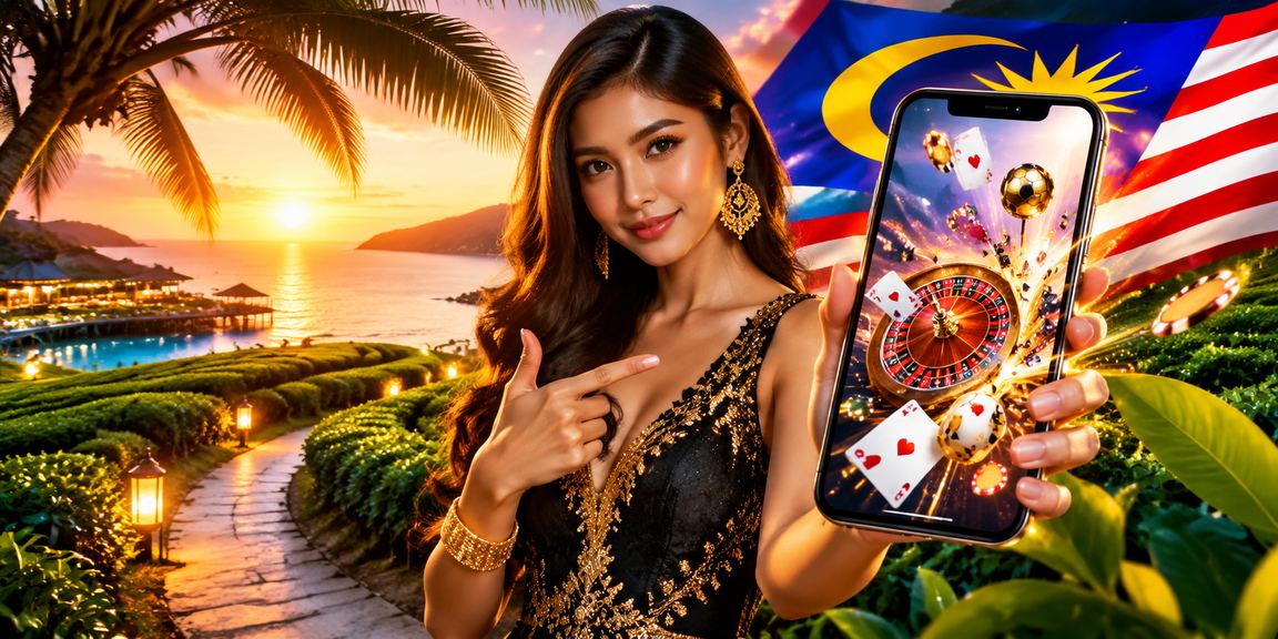Pengguna mengakses bonus 1060 melalui telefon pintar di Kota Kinabalu